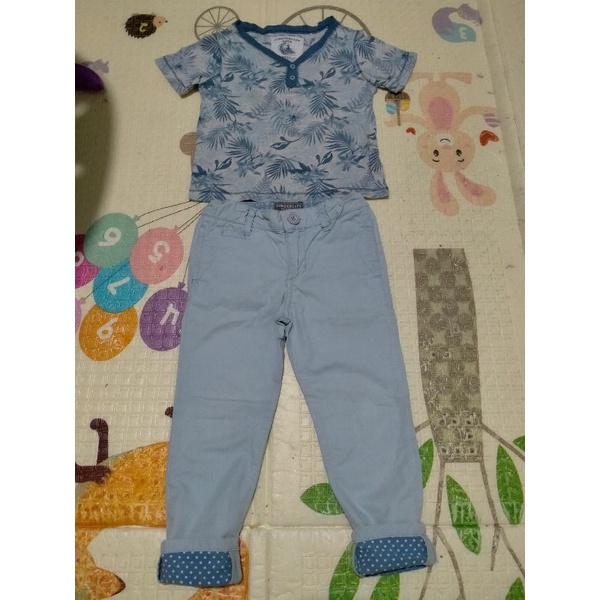 Preloved Set Gingersnaps 2in1 Preloved Kaos Gingersnaps Preloved Celana Gingersnaps PL Gingersnaps