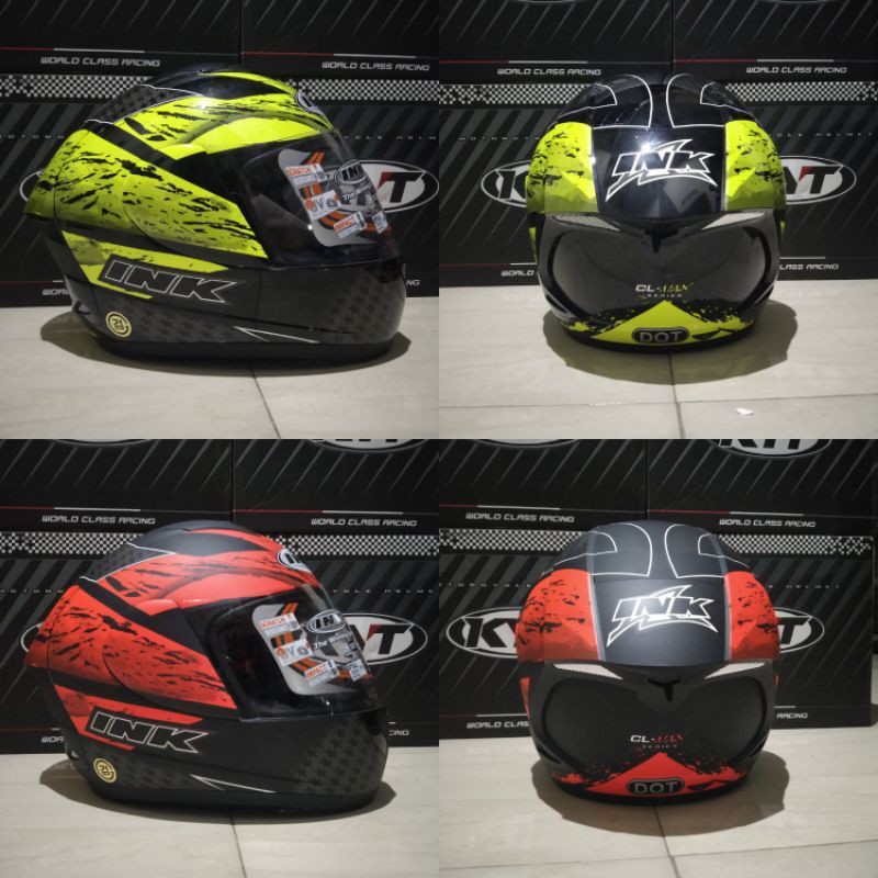 Jual Cod Helm Ink Cl Max Clmax Seri Red Yellow Original Shopee