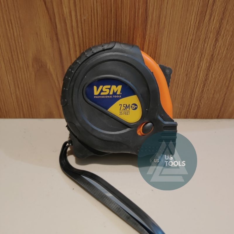 Meteran 7,5M Tukang Bangunan Roll 7,5 Meter 7,5 M Jaket Measuring Tape Rol Meter