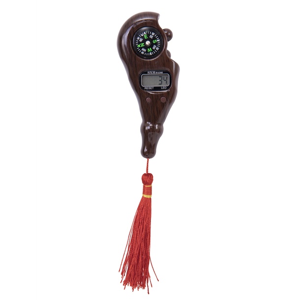 TASBIH Digital Muslim Tasbih LED Terbaru / Muslim Tasbih Digital Kayu Manik Alat Hitung Led Digital Tasbih Premium Ori-Kompas LED CoklatTua