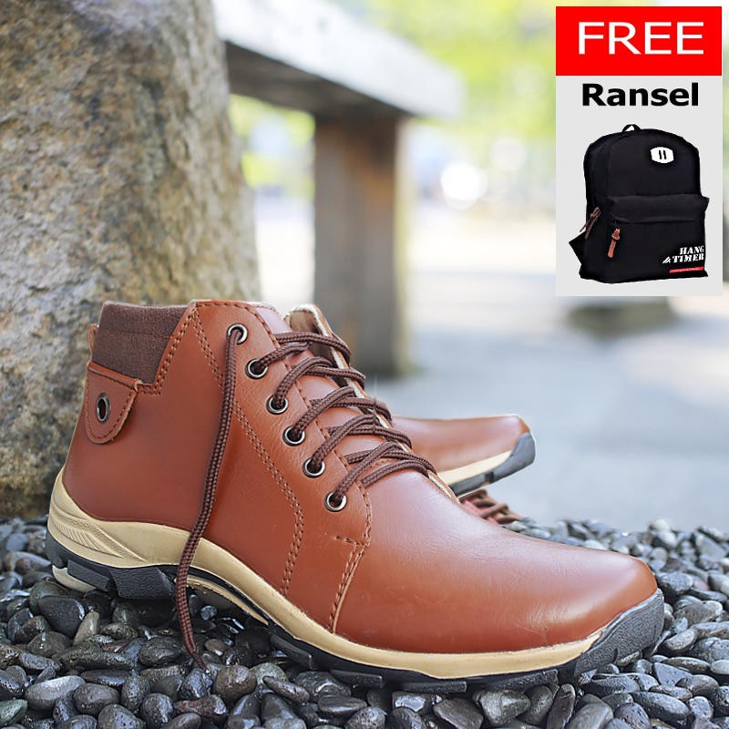 S. van Decka WR022 + Free Ransel (2 in 1) Sepatu Kasual Pria