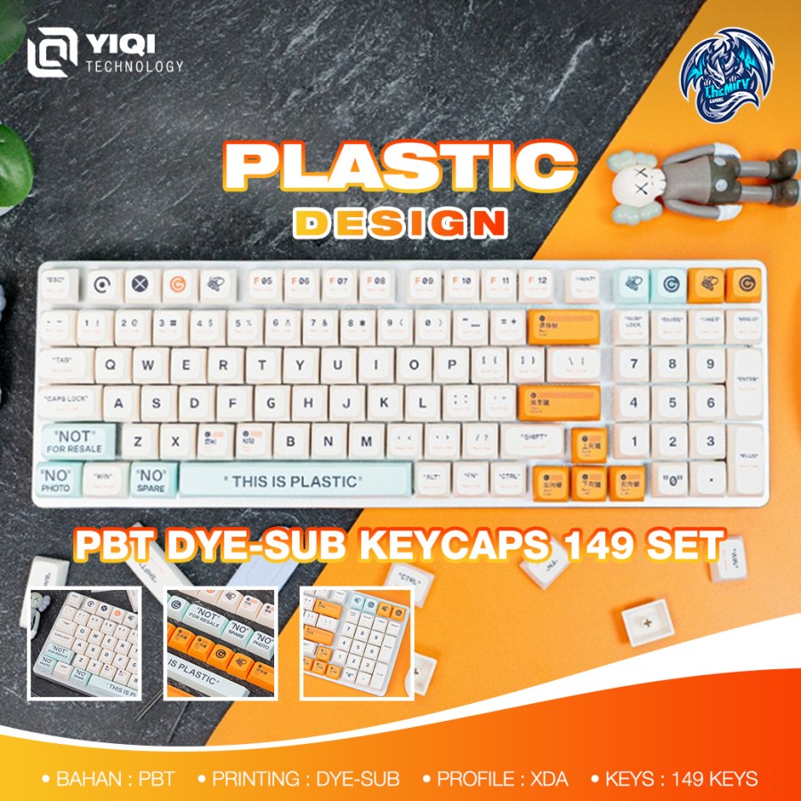 Yiqi Plastic PBT Keycaps 149 set XDA Profile