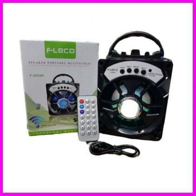 Speaker Portable FLECO F-2924 Speaker Multimedia Bluetooth FLECO 2924

