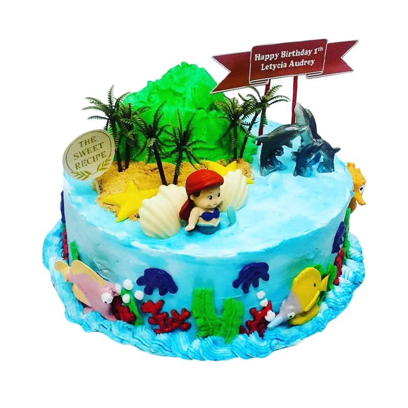 

The Sweet Recipe Little Mermaid Cake Fondant