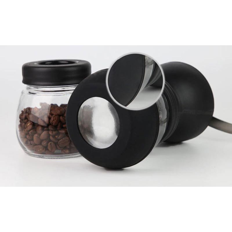 OneTwoCups Alat Penggiling Kopi Manual Coffee Grinder - Black