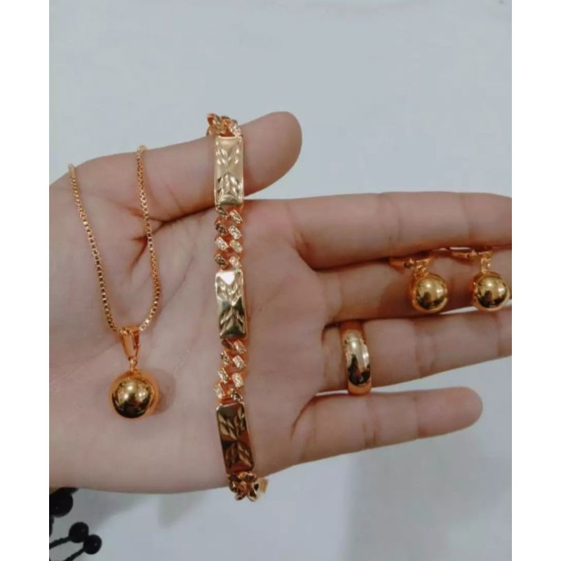 set perhiasan 24k