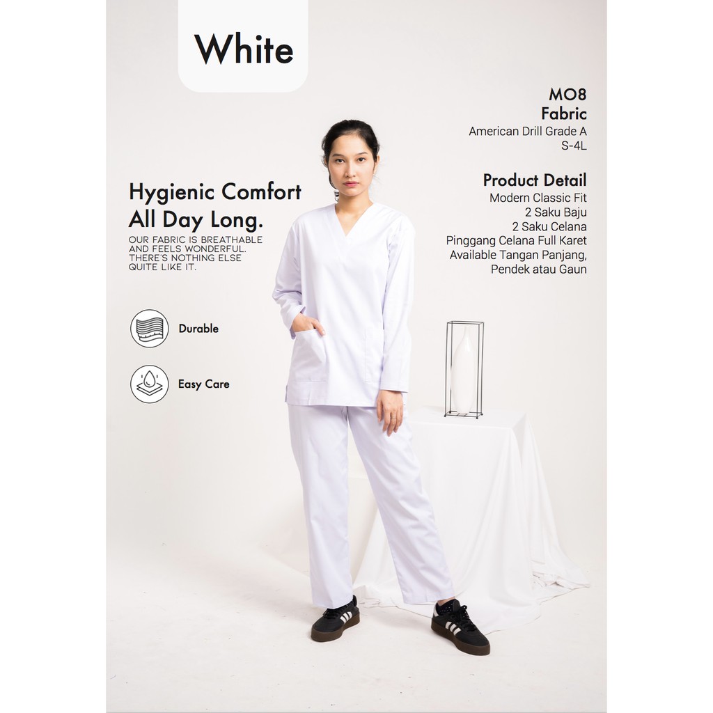 BAJU OK MEDELLIN , BAJU OPERASI OKA , BAJU SCRUB , BAJU PERAWAT (UNISEX)