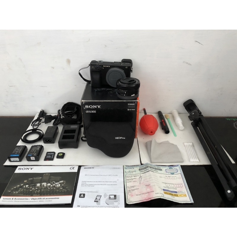 Sony A6300 + lens kit 16-50mm OSS second