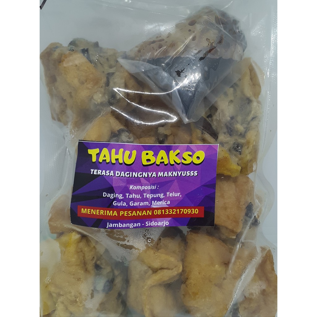 

Tahu Bakso Isi Jamur isi 10 Pcs