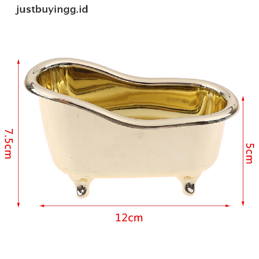 (Justbuyingg.Id) Tempat Sabun / Perhiasan Bentuk Bathtub Ukuran Mini