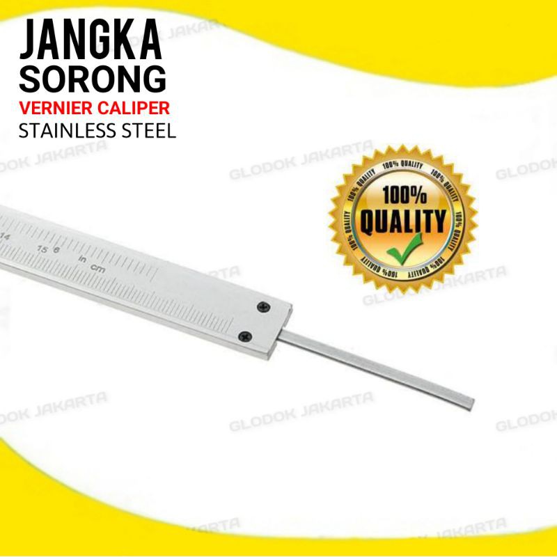 Jangka Sorong Vernier Caliper Sigmat Alat Ukur Dimensi Stainless Steel