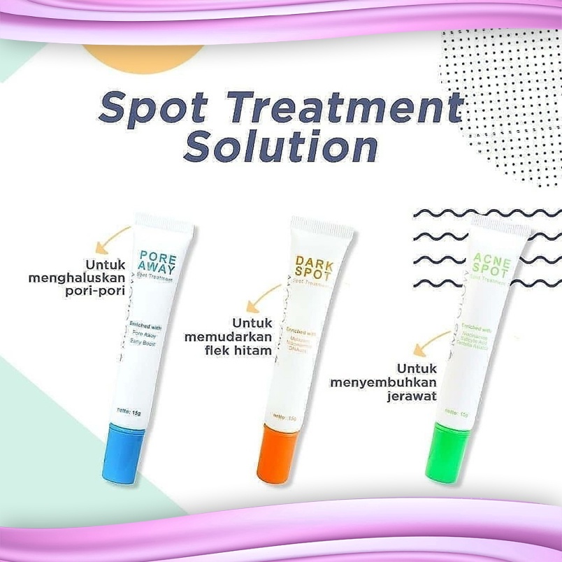 MS GLOW ACNE SPOT / PORE AWAY SPOT TREATMENT / DARK SPOT SERUM