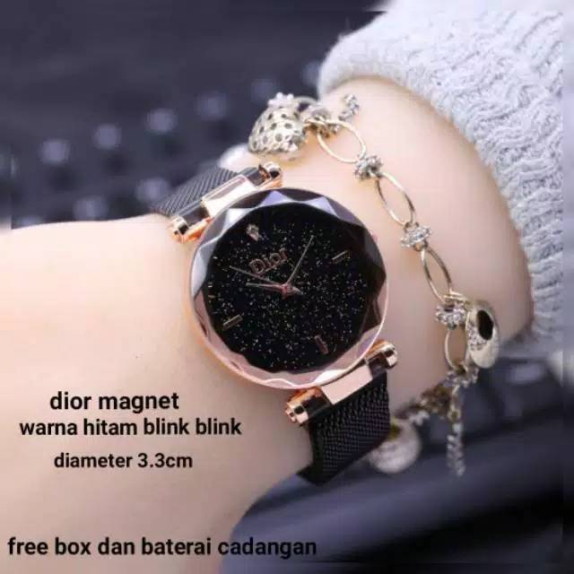 Ready 4 Warna Terbaru Diyor magnet jam tangan wanita romawi D427