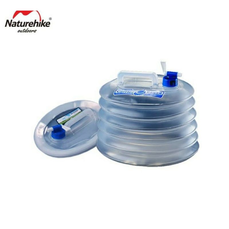 Jerigen Lipat 15L Naturehike Water Bucket Collapsible NH14S002-T