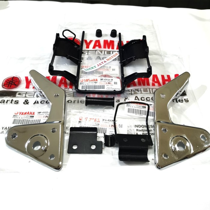 Breket bracket dudukan kuping lampu depan Rxking Rx king Oval Original-1