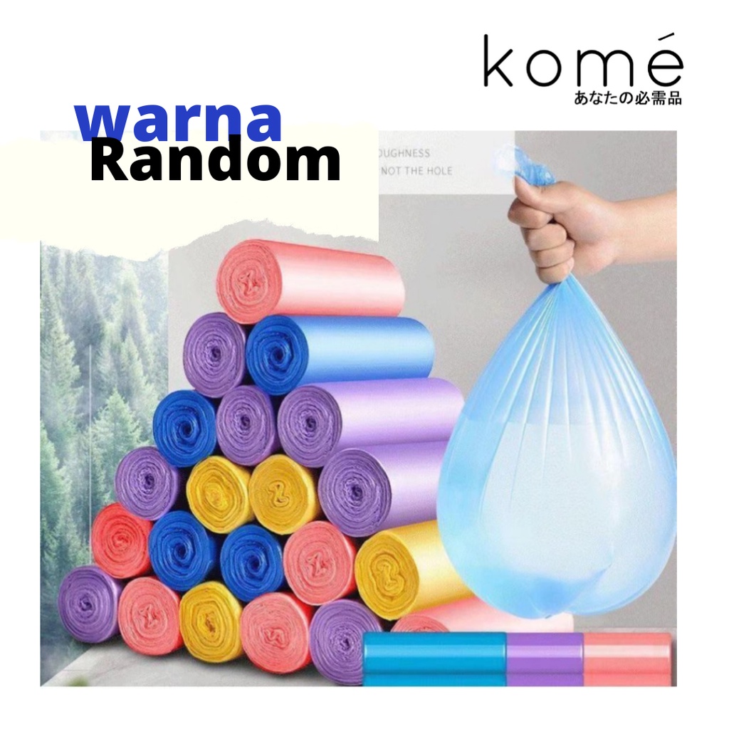 Kantong Plastik sampah gulung 45x50 1 roll isi 20pcs / Kantong Sampah Murah / Kantong Plastik Warna Warni