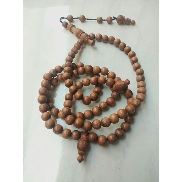Tasbih kayu nagasari petir(isi99)asli