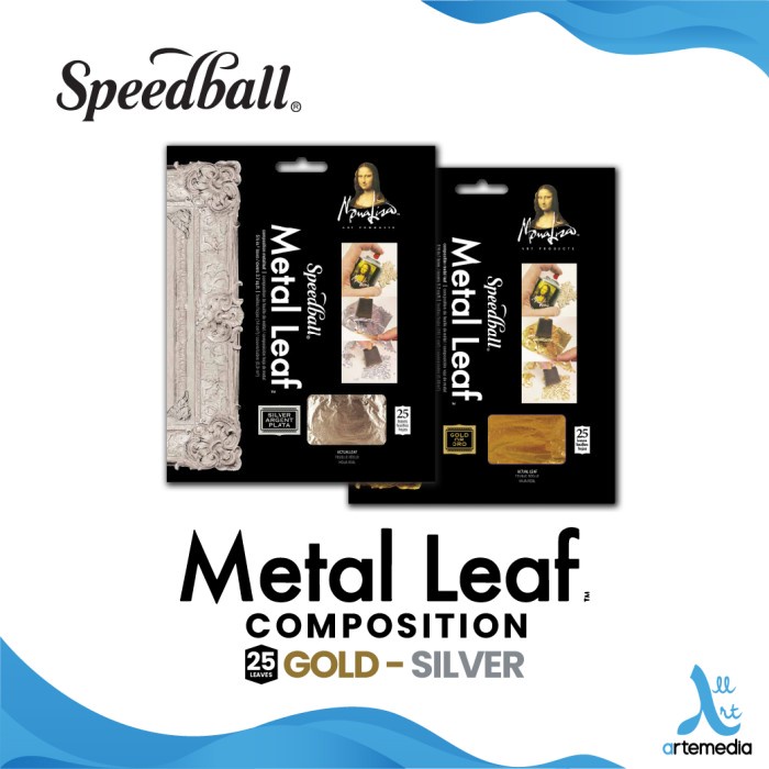 

Composition Metal Leaf 25 Lembar Kertas Logam Speedball Mona Lisa