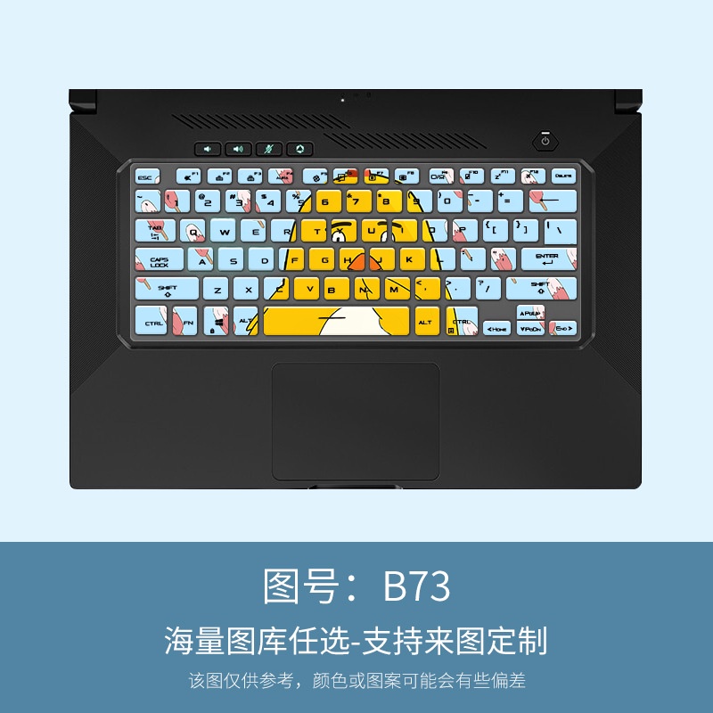 Film Pelindung Debu Keyboard Motif Kartun Bunga Untuk ASUS TUF Dash F15 FX516P FX516PM FX516PR Fx516 2021 GU603HM Gv30Pm Zhye Roqg1