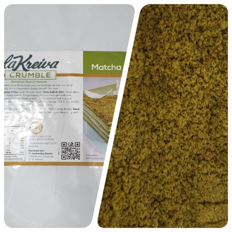 

LA KREIVA CRUMBLE MATCHA (REPACK) 100 GR