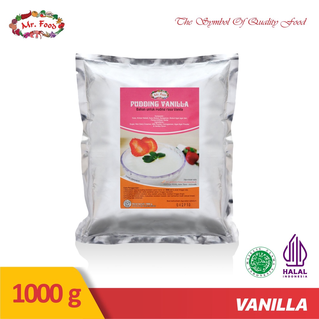 

Tepung Pudding Vanilla Mr. Food 1000gr