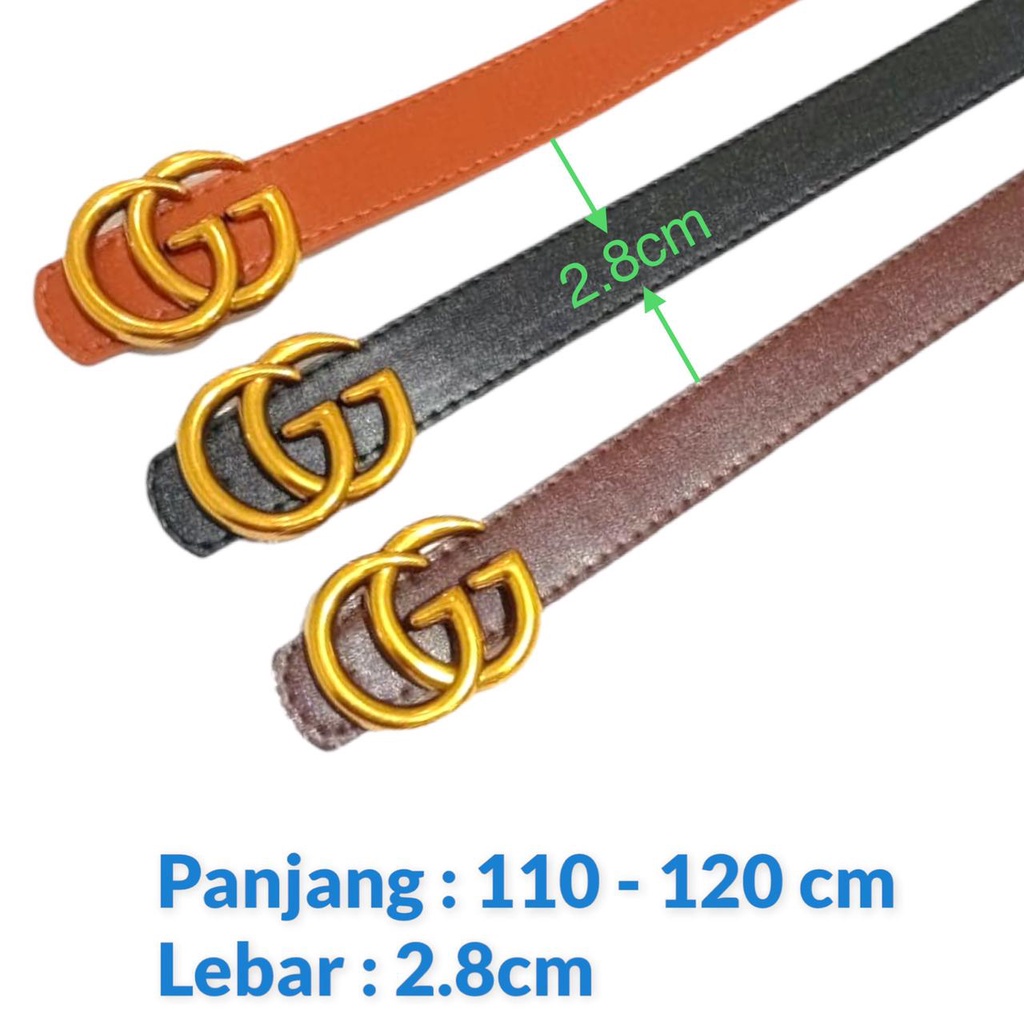 SMARTGIRL NEW IKAT PINGGANG WANITA IMPORT/TALI PINGGANG CEWEK FASHION BELT 00660