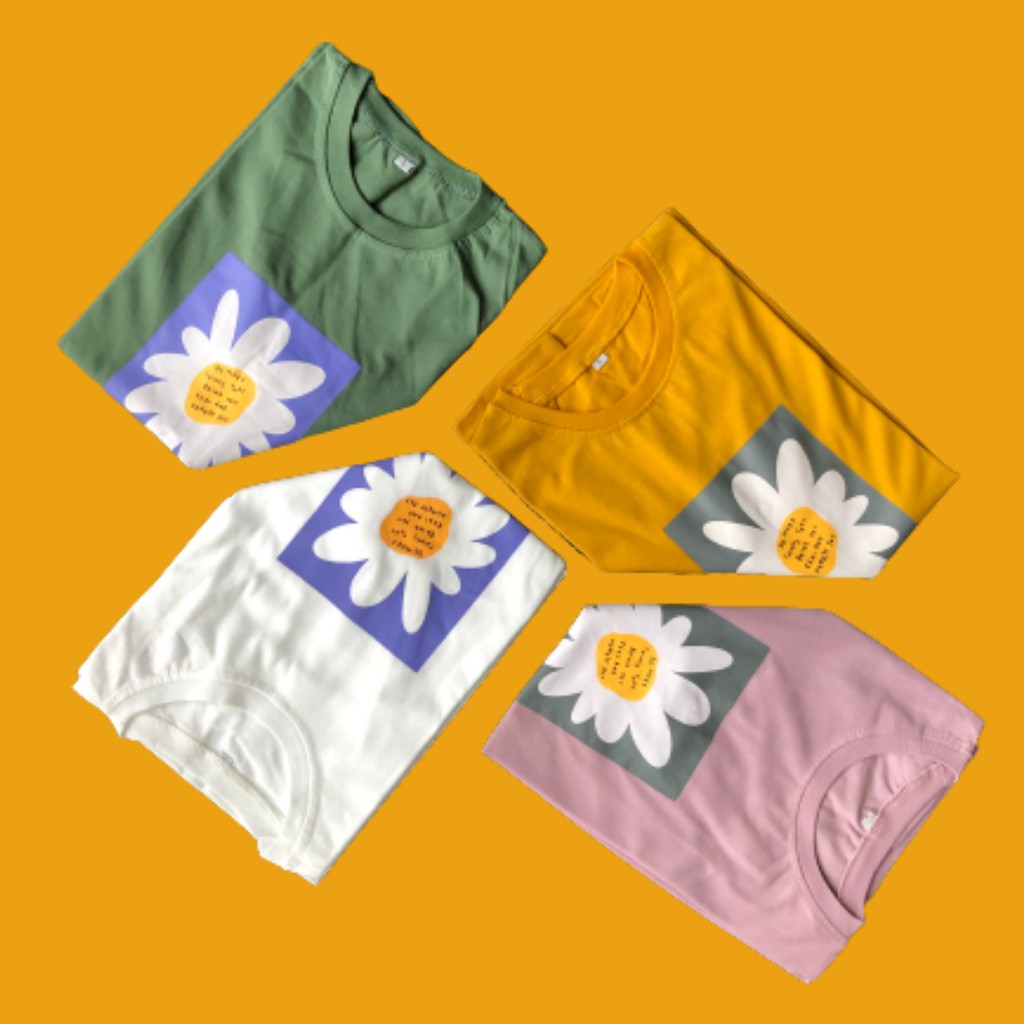 KAOS KATUN WANITA MURAH DAISY