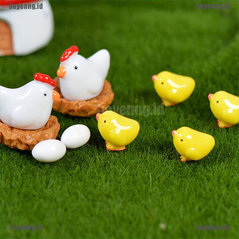 Bey Miniatur Ayam Bahan Resin Untuk Dekorasi Taman Minifairy Gardenrumah