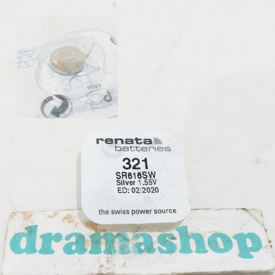 Obral exp date mepet Baterai Batre Jam 321 SR616SW SR 616 SW renata dramashop