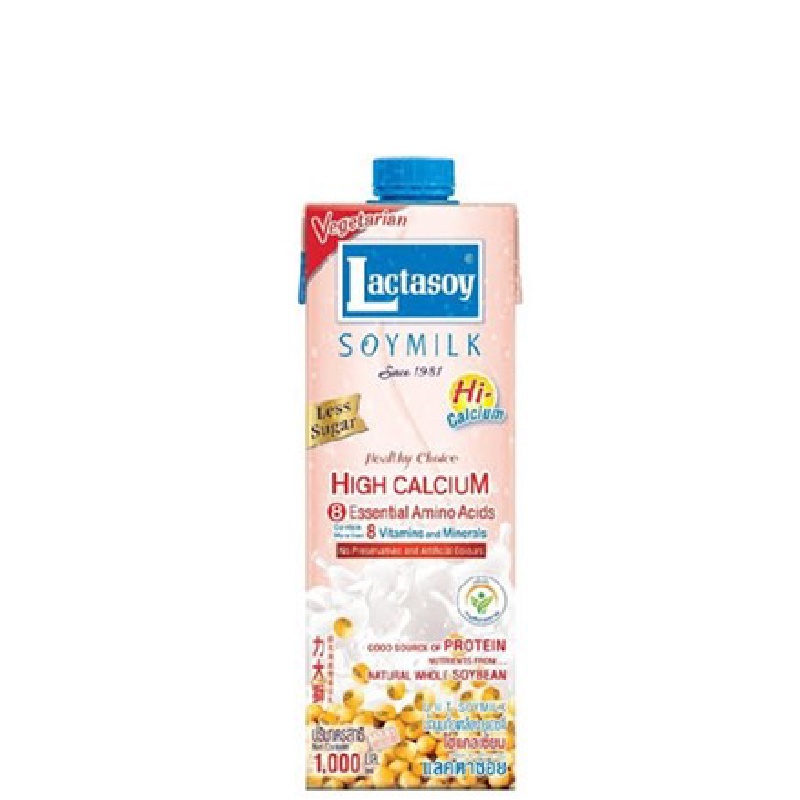 Lactasoy Susu Kedelai Hi-Calcium 1000 ml