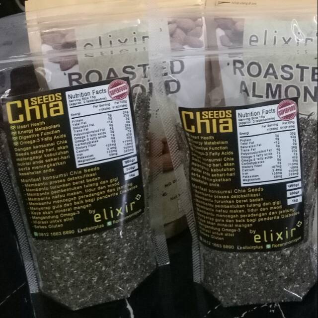 

Chia seed / chia seed 100gr / black chia / superfood / biji chia