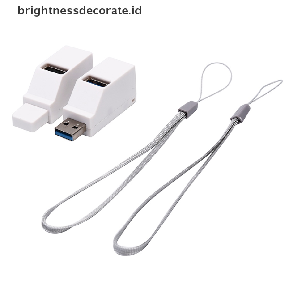 Kotak Splitter Hub 3 Port Usb 3.0 / 2.0 Kecepatan Tinggi Untuk Pc Notebook Laptop