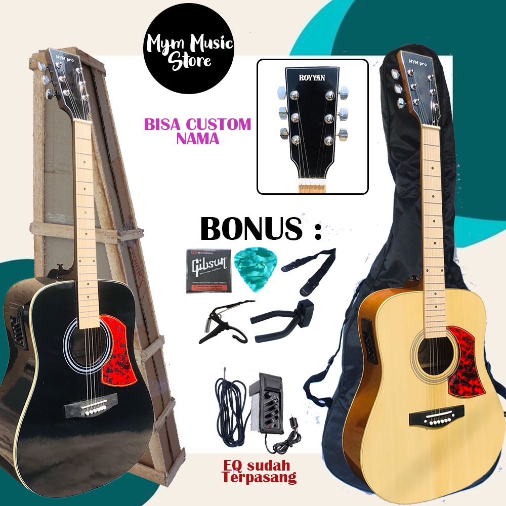 Gitar Akustik Elektrik Coleclark Custom Bergaransi Paket Bonus