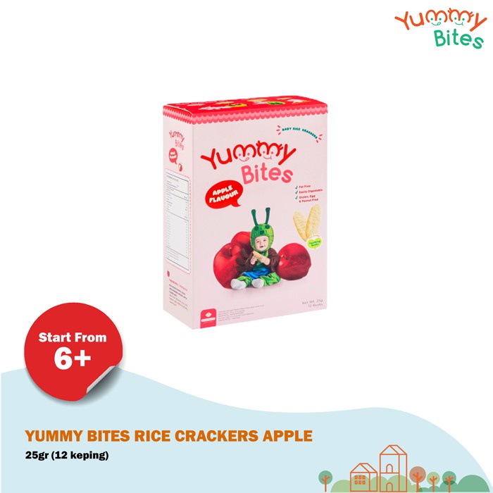 Yummy Bites Apple Flavour (50 gr) 24 pc