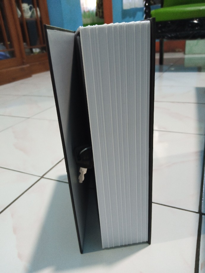 Brankas Mini - Brankas Buku - Kotak Penyimpanan Rahasia - Brangkas Berangkas Perhiasan Uang Hp