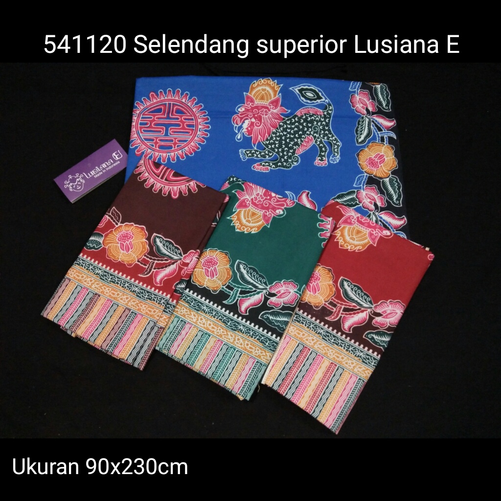 SELENDANG SUPERIOR UKURAN 90 X 230 LUSIANA E 541120 / SELENDANG GENDONG BAYI BATIK