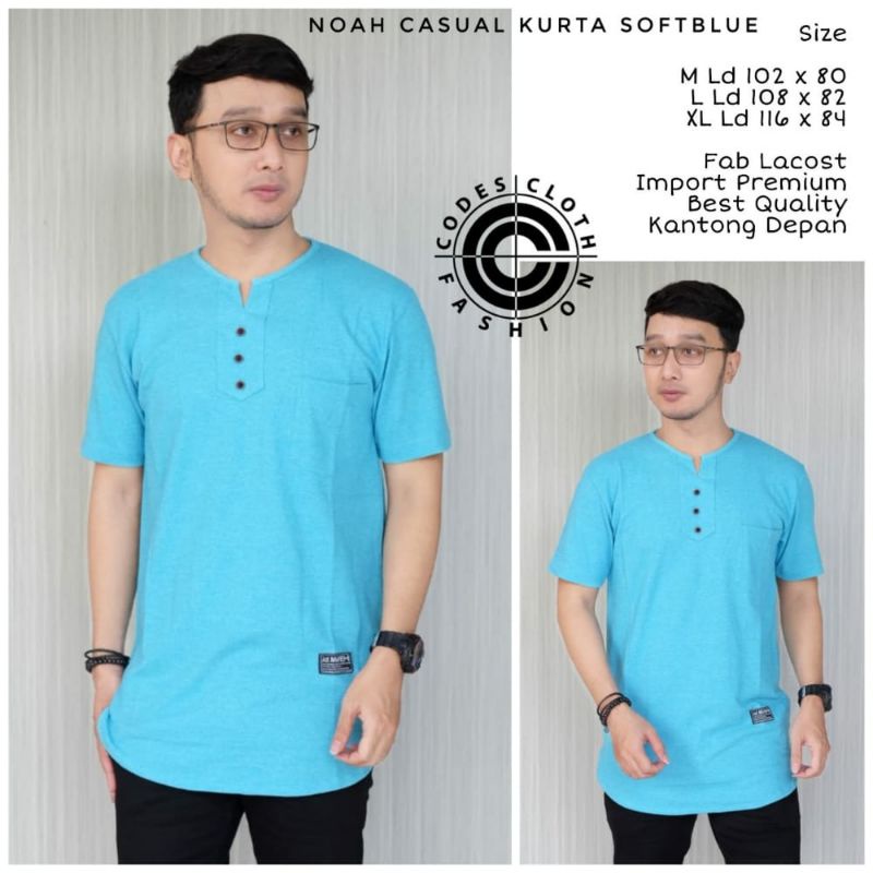 Kurta Kaos Baju Kurta Polo Baju Lebaran Pakaian Muslim Exclusive Premium