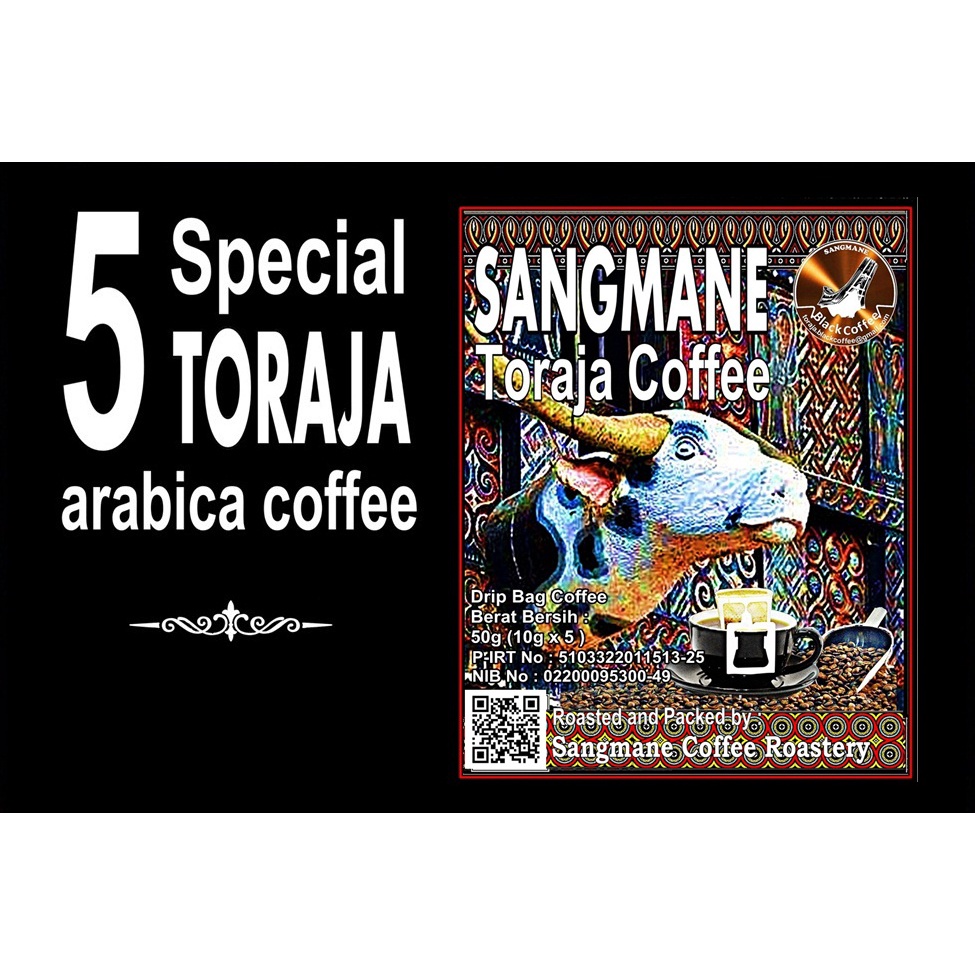 

Kopi Special Drip Arabika Toraja / SANGMANE coffee drip 50 gram