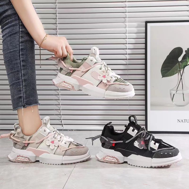 SEPATU SNEAKERS WANITA IMPORT SEPATU KEKINIAN CEWEK KOREA