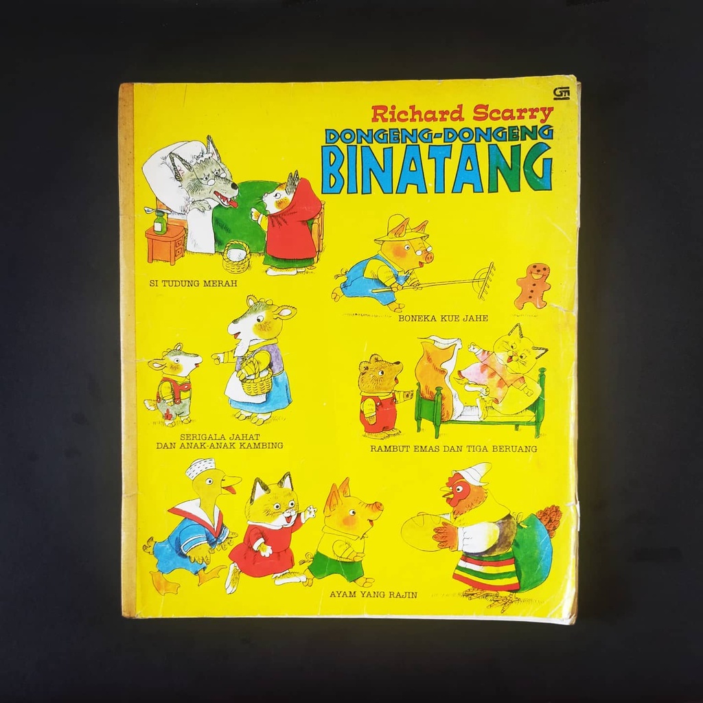 Buku Anak Langka Dongeng-Dongeng Binatang Richard Scarry