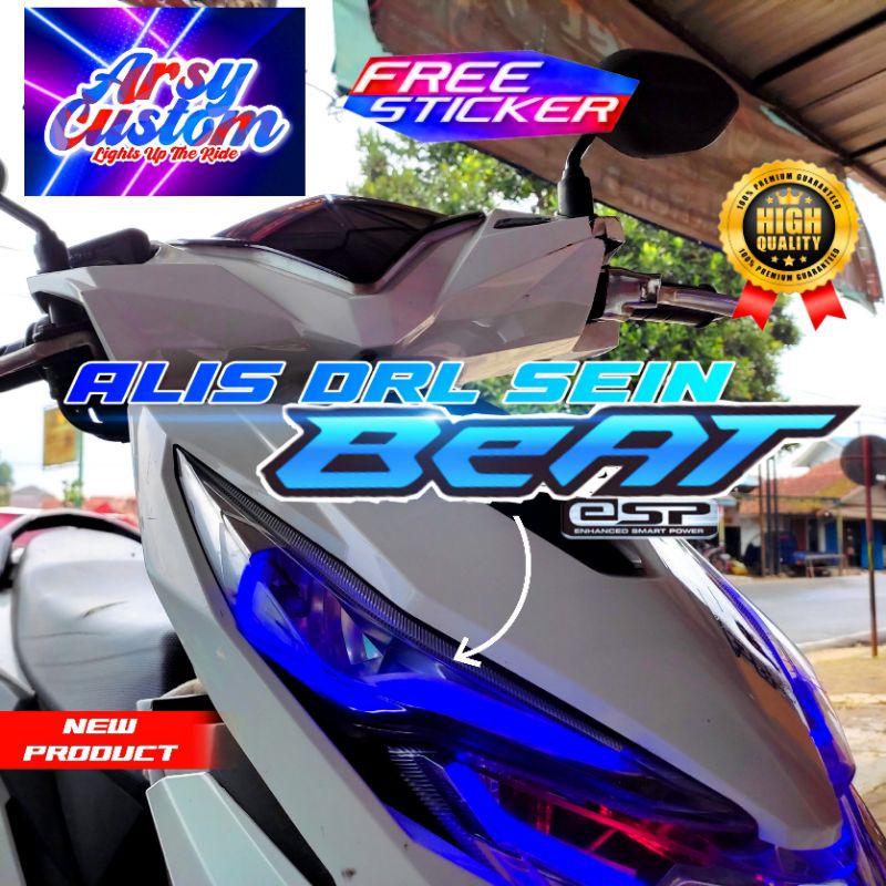 Lampu Alis Sein Beat Esp Eco 1 Pasang Lampu Alis Sein 1 Mode Variasi Lampu Alis