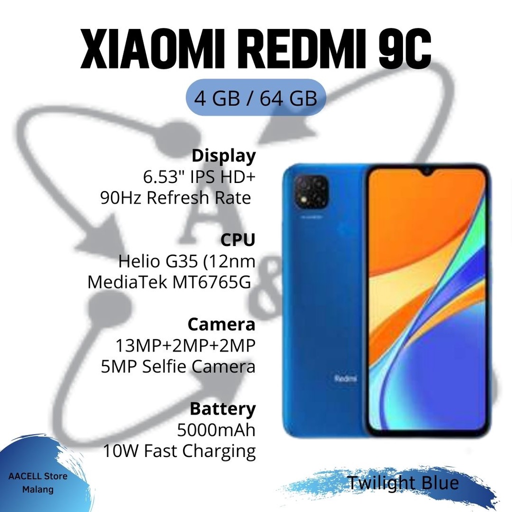 XIAOMI REDMI 9C 4GB / 64GB Twilight Blue-3