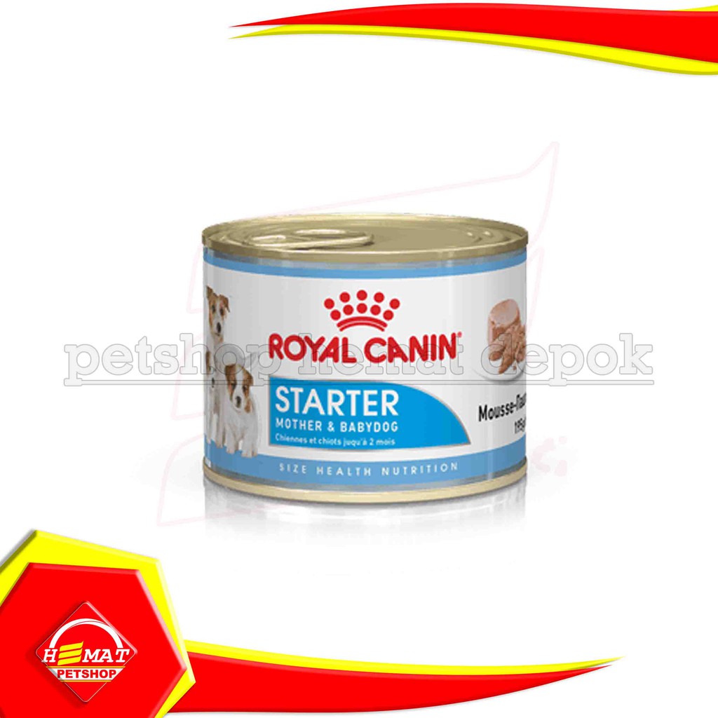 Makanan Anjing Royal Canin Starter Mousse 195 Gram Wet Food murah