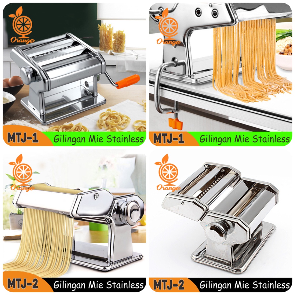 Gilingan Mie Stainless Gilingan Pangsit Gilingan mie Manual Gilingan Bihun Kulit Pastel Molen - Unikdekorasi