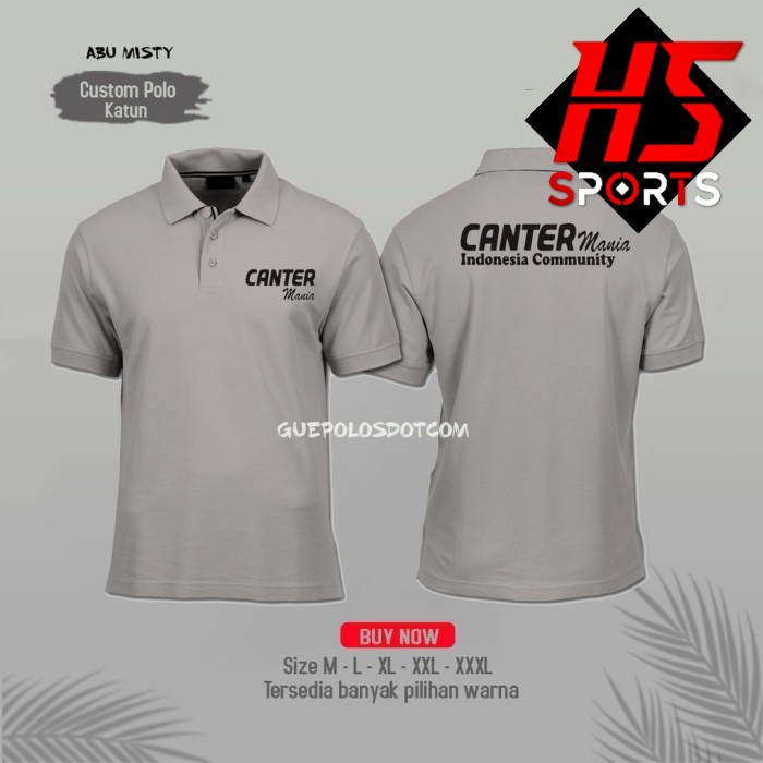 Poloshirt - Kaos Polo Canter Mania - baju Kerah CANTER MANIA