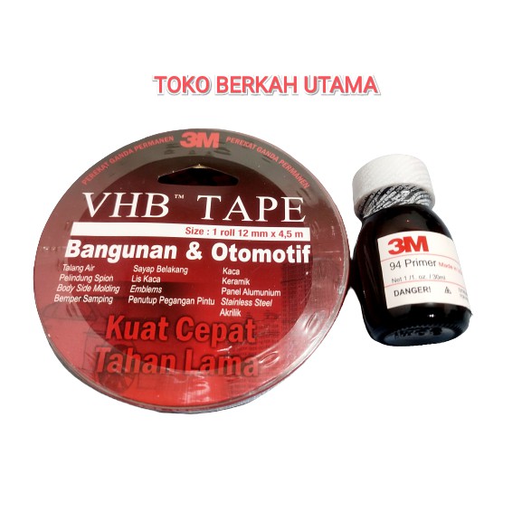 

Paket VHB tape 3M & Lem 3M