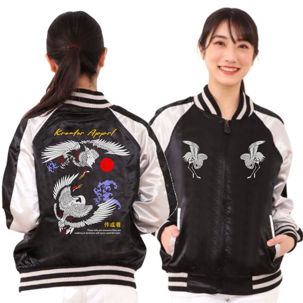 JAKET BOMBER SUKAJAN PRIA JAPAN TSUROTORI SUKAJAN UNISEX