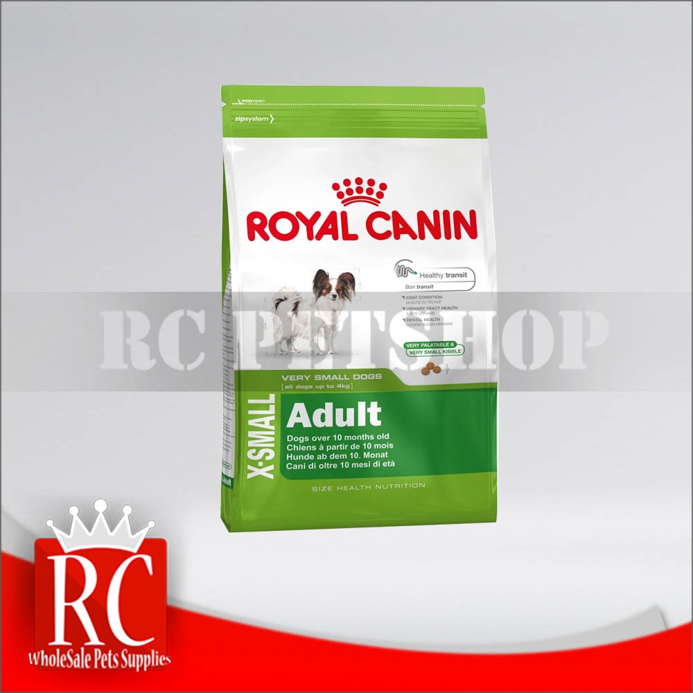 Makanan Anjing Ras MIni - Royal Canin XSmall Adult 1,5 KG