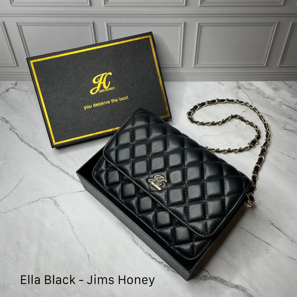 Tas Jims Honey Ella Bag Tas Selempang Slempang Wanita Ibu Ibu Import Korea Terbaru Murah untuk Cewek Pesta Kondangan Elegan Ella Bag Jimshoney