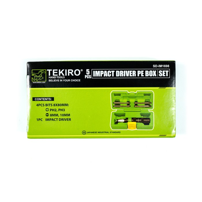 TEKIRO OBENG KETOK 5 PCS BOX PE -OBENG KETOK 5 PCS BOX - ALAT PERKAKAS